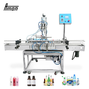 Mesin Pengisian Cairan Botol Otomatis untuk Botol Kaca Plastik yang diterapkan dalam industri Minyak Madu Shampoo Lotion Jus Air Parfum Gel Pembersih Tangan